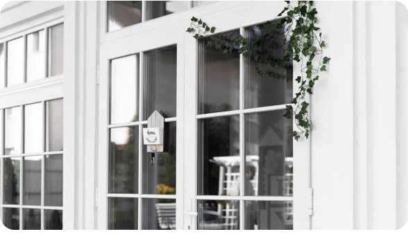 French pane window example