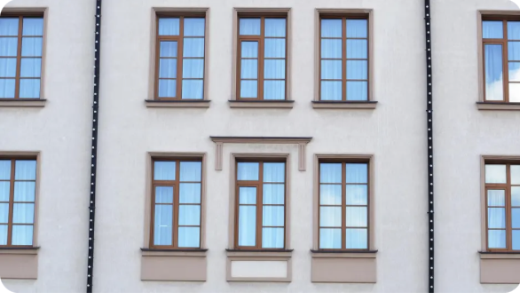 French pane window example